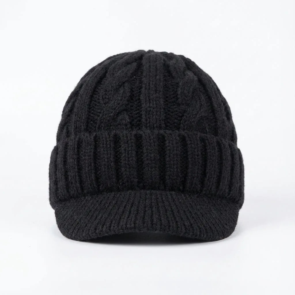 Casquette Brodée Hiver — coloris noir