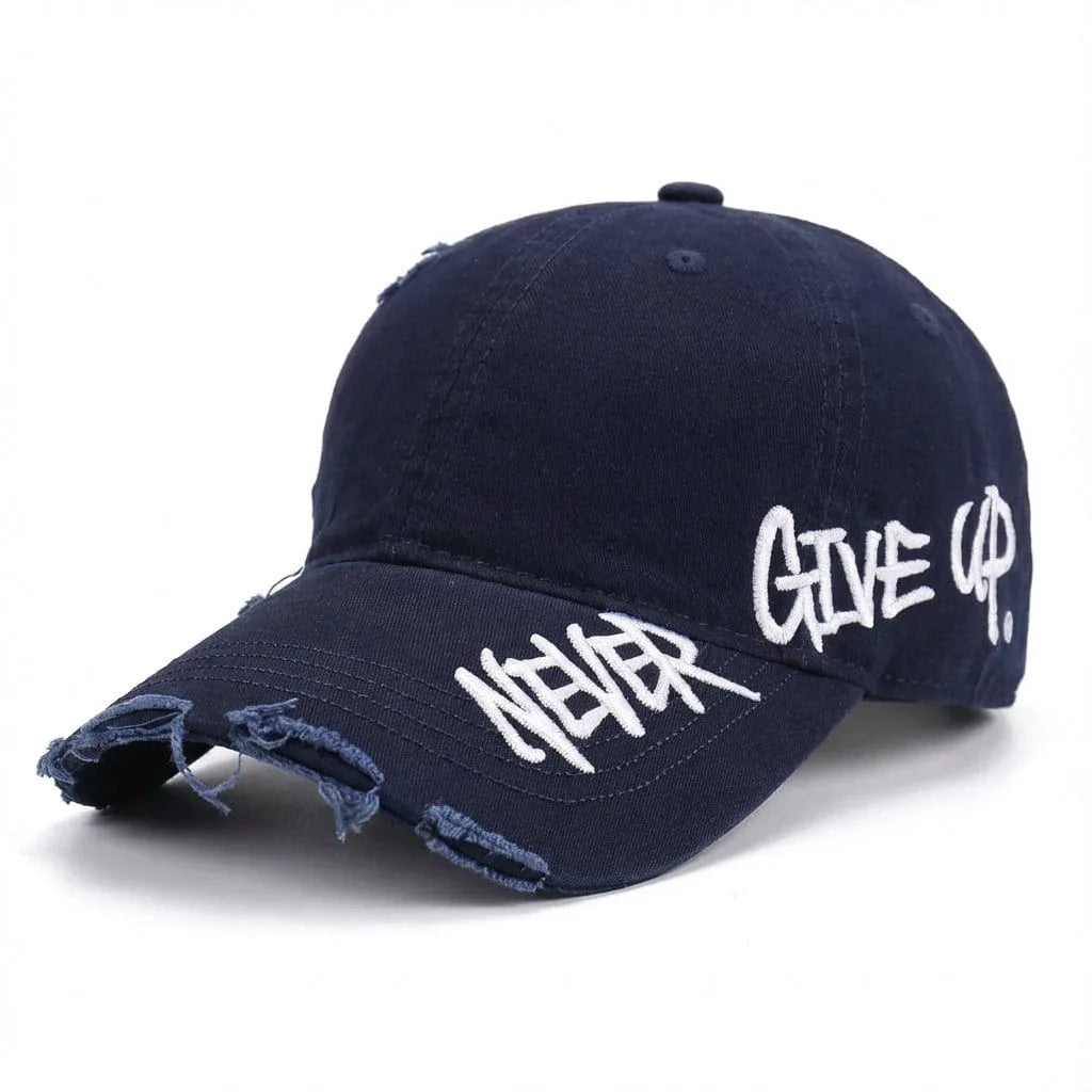 Casquette Brodée Vintage — coloris bleu