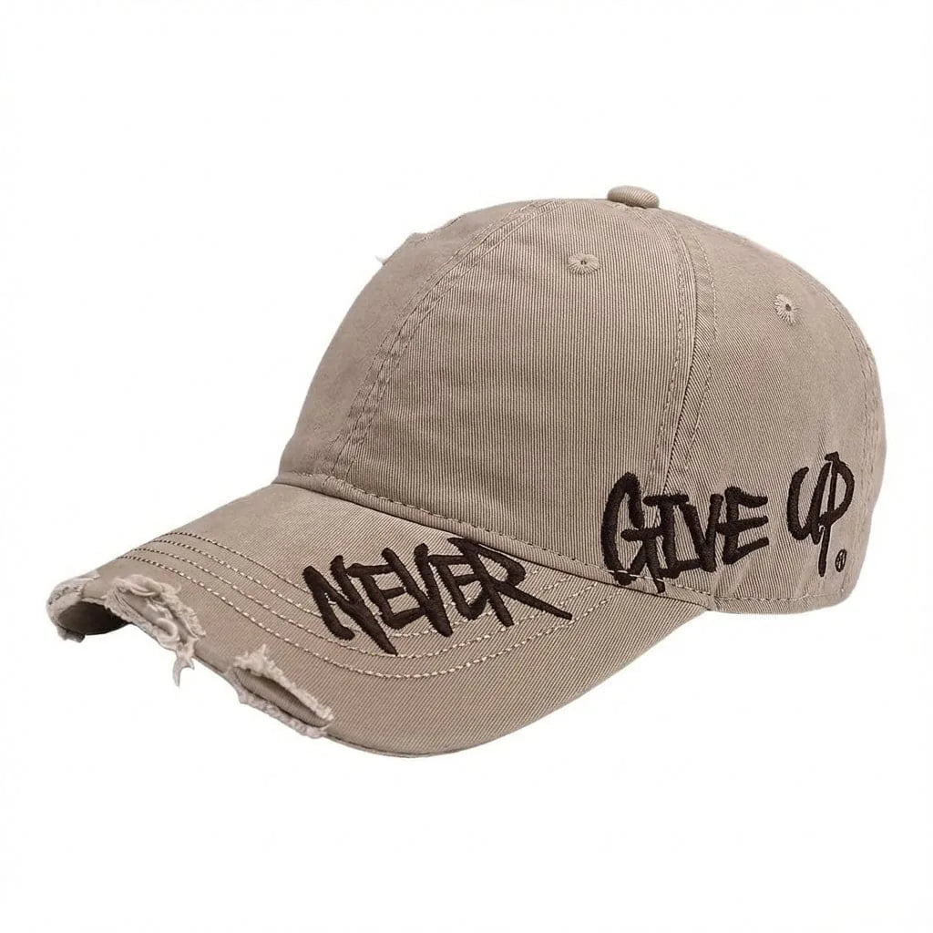 Casquette Brodée Vintage — coloris kaki