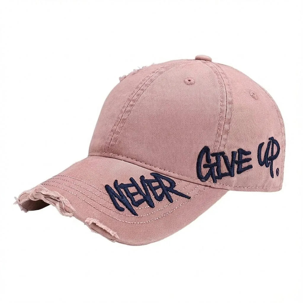 Casquette Brodée Vintage — coloris rose