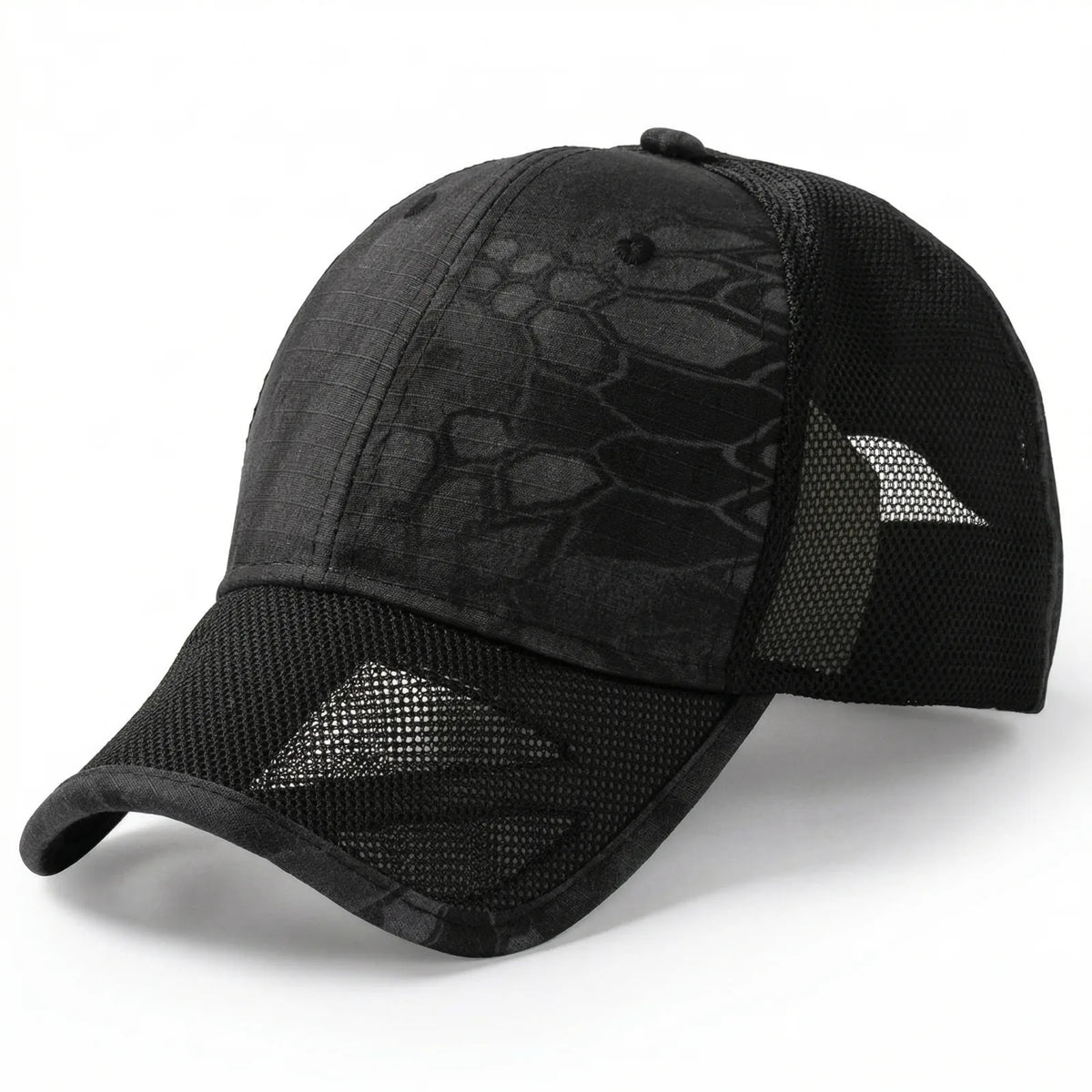 Casquette Camouflage Chasse, porté