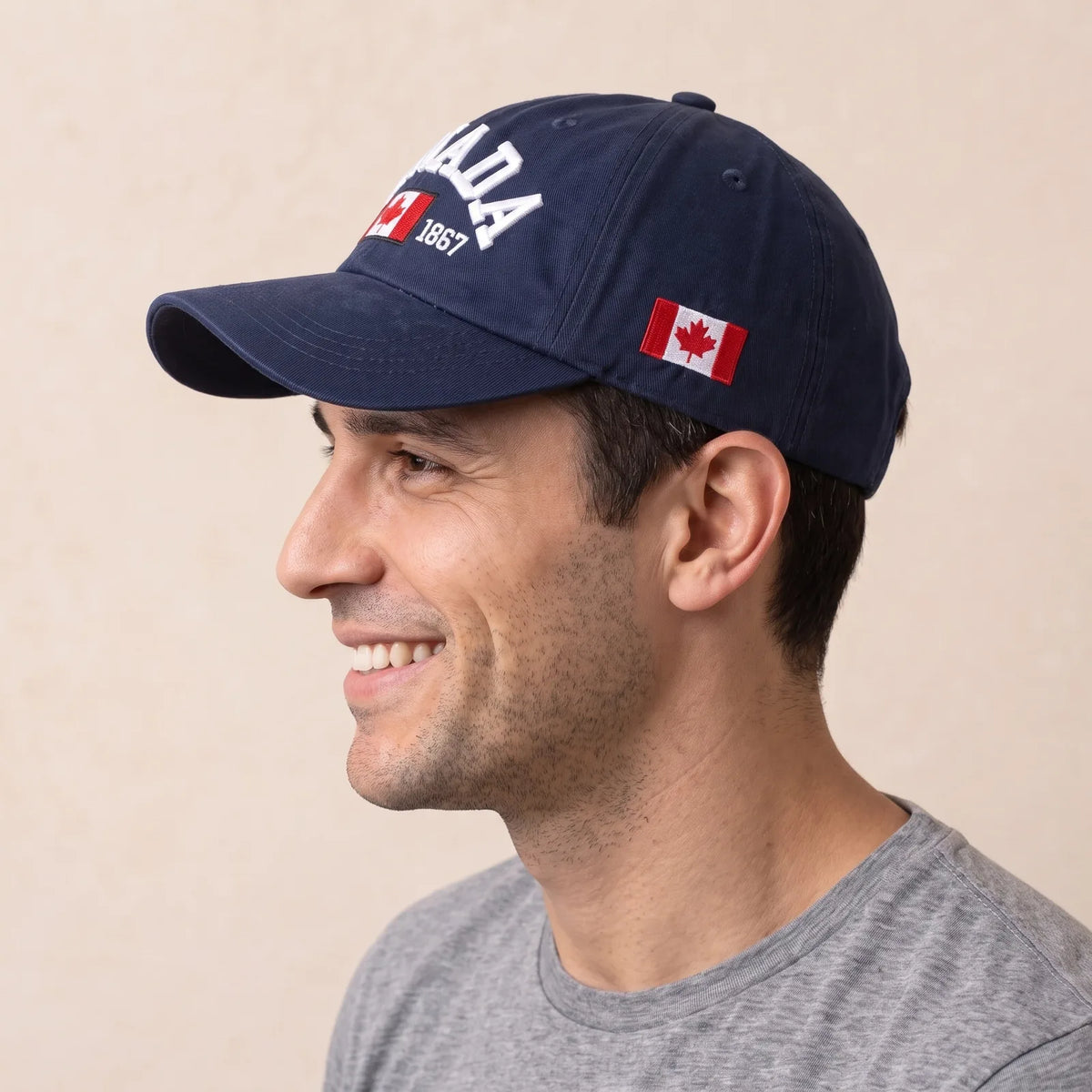 Casquette Canada Ajustable, vue de trois-quarts