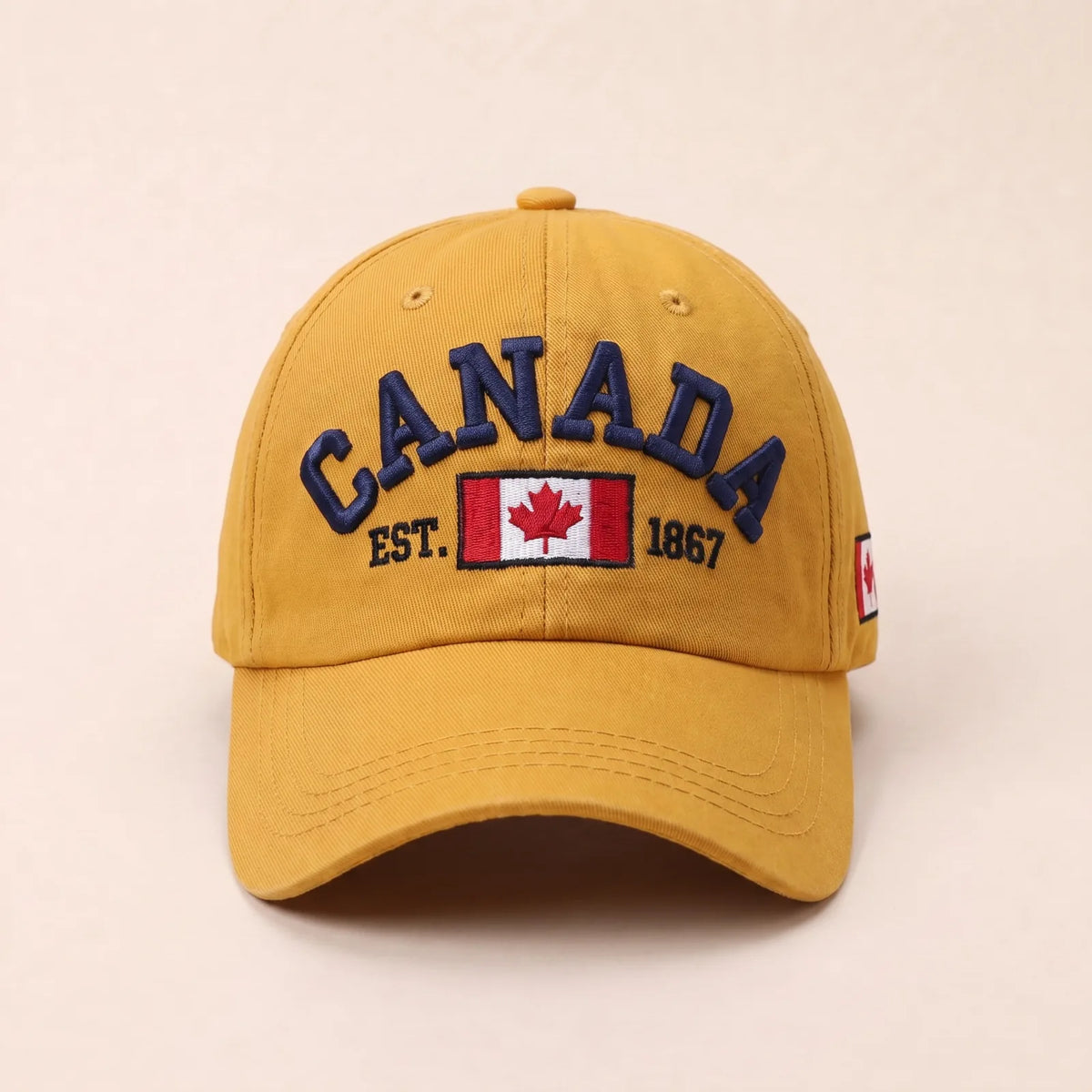 Casquette Canada Ajustable — coloris jaune
