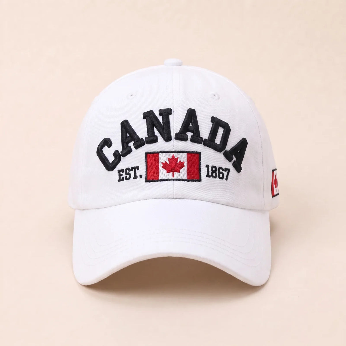Casquette Canada Ajustable — coloris blanc