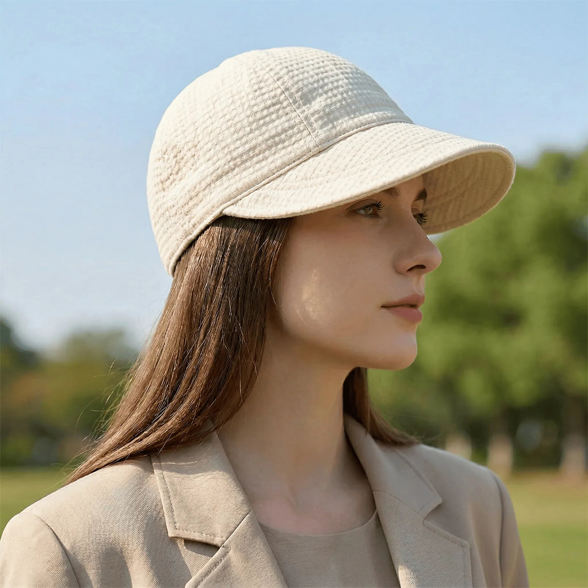 Casquette Cordon, porté