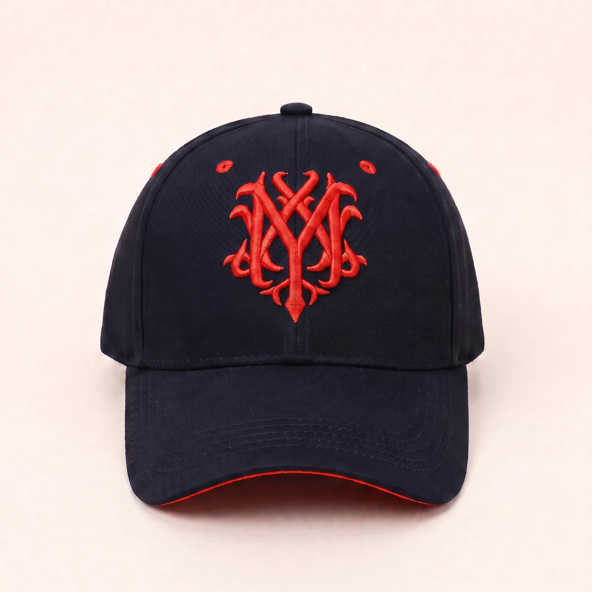 Casquette Coton Brodée — coloris bleu