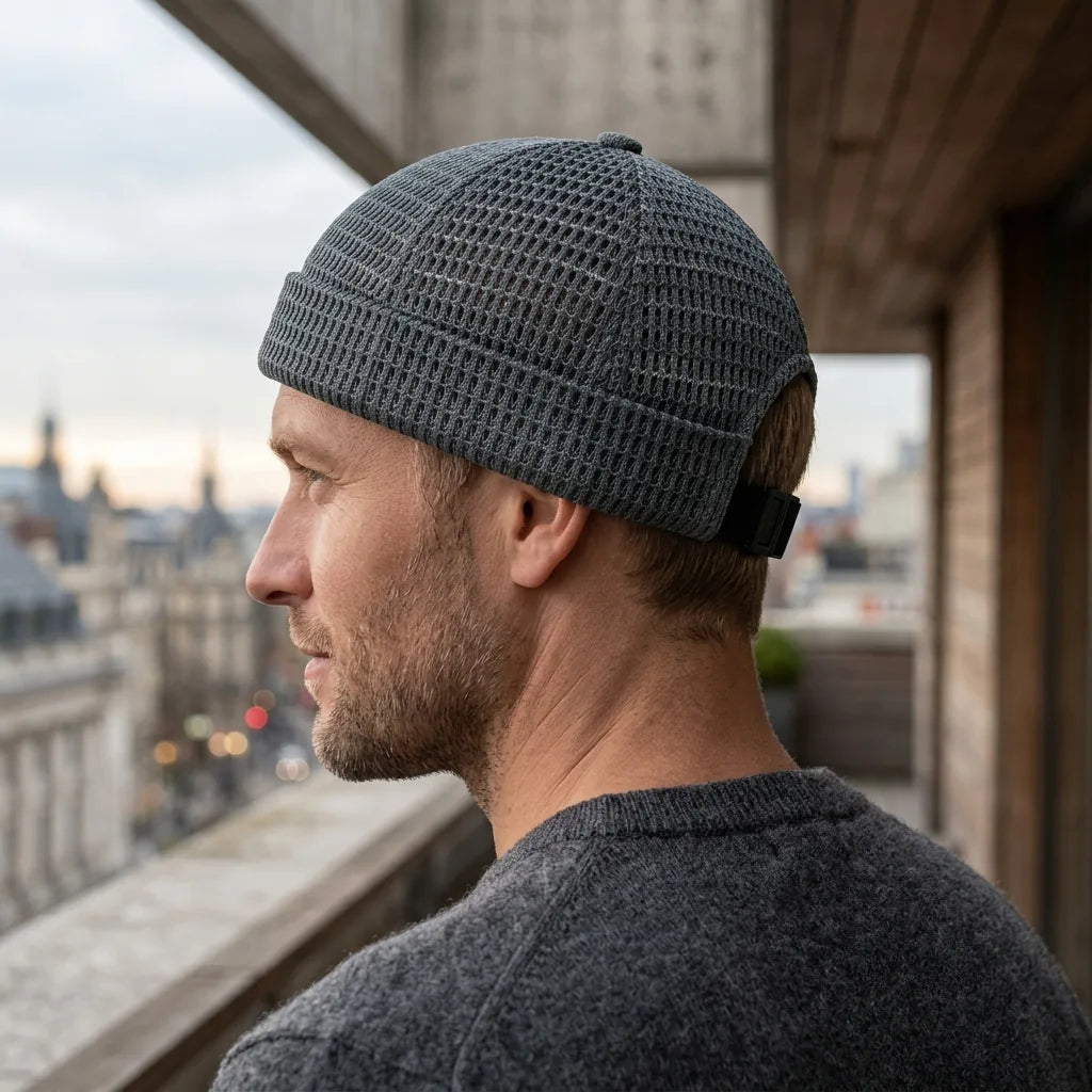 Casquette Docker Été, vue de trois-quarts