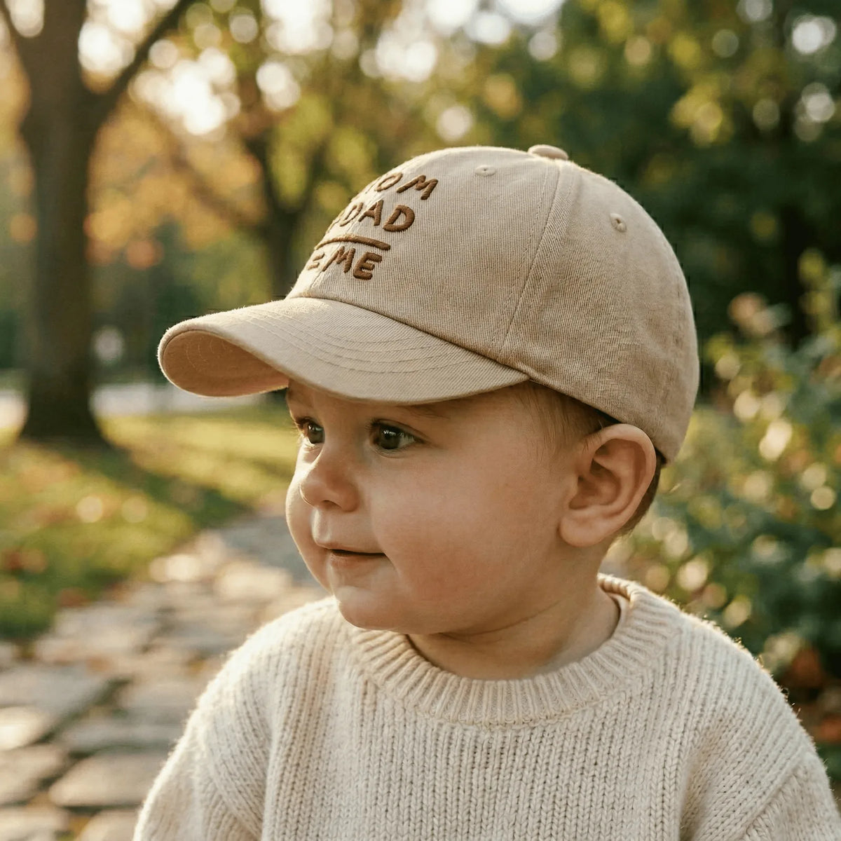 Casquette Enfant Coton, vue de trois-quarts