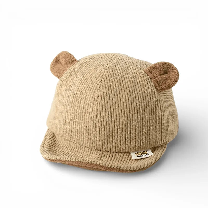 Casquette Enfant Velours — coloris kaki