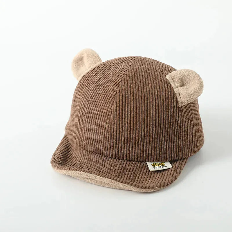 Casquette Enfant Velours, vue de côté