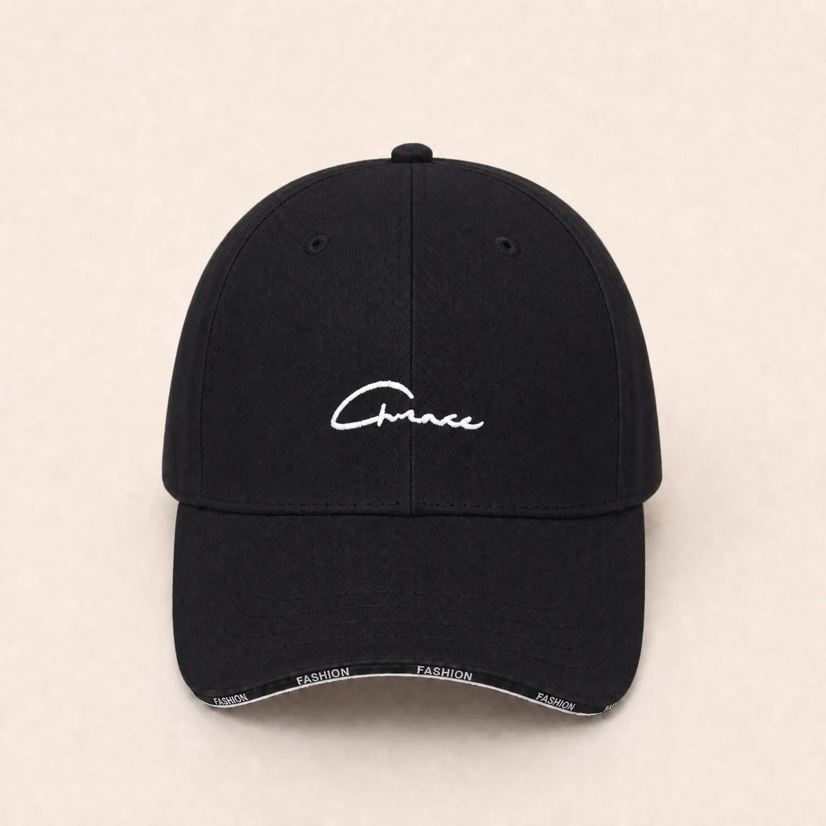 Casquette Femme Minimaliste — coloris noir