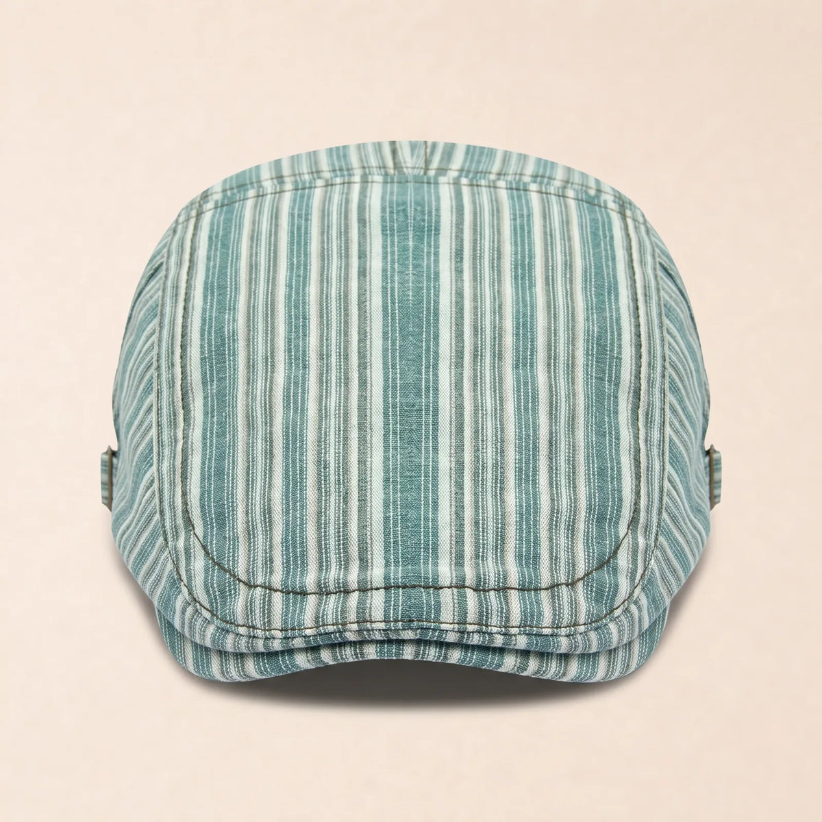 Casquette Gavroche Rayée — coloris vert