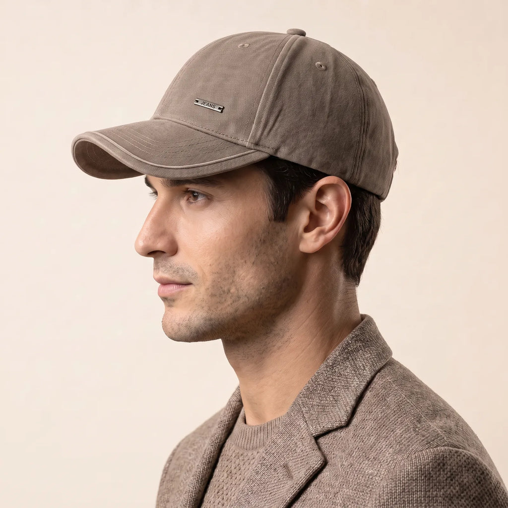 Casquette Golf Hiver Homme, vue de trois-quarts