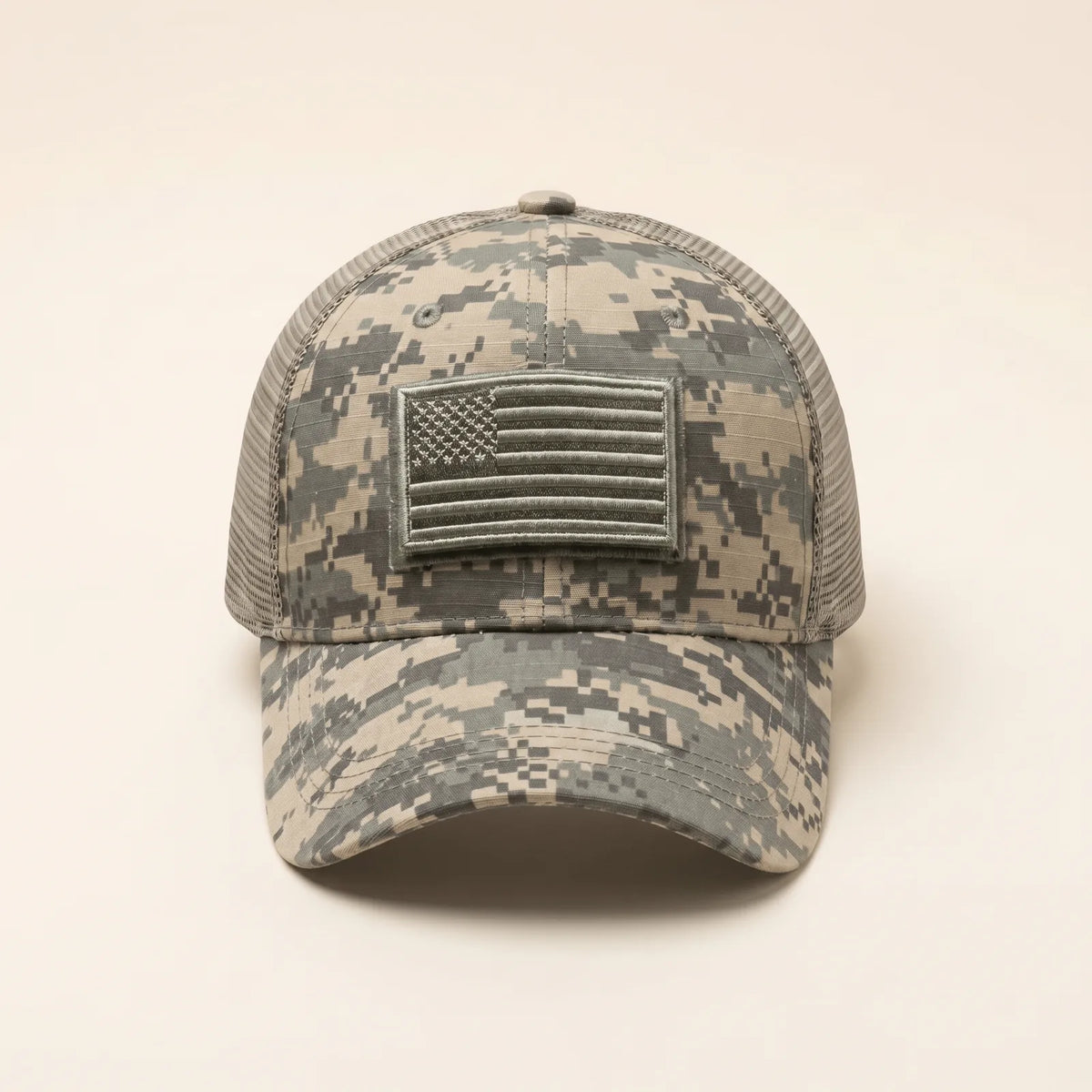 Casquette Militaire Brodée — coloris gris