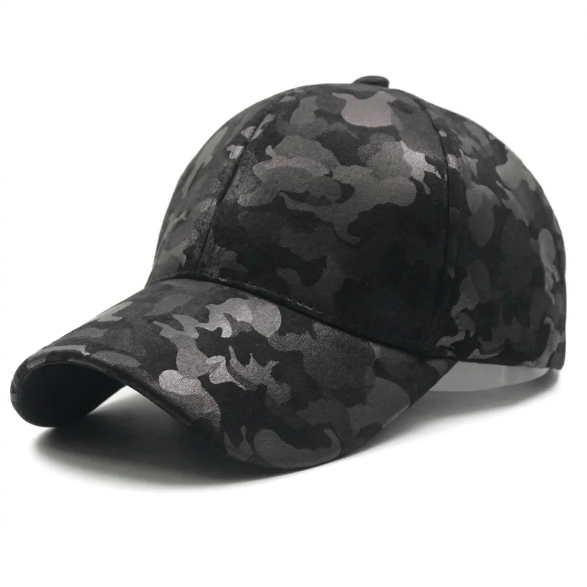 Casquette Militaire Camouflage — coloris noir