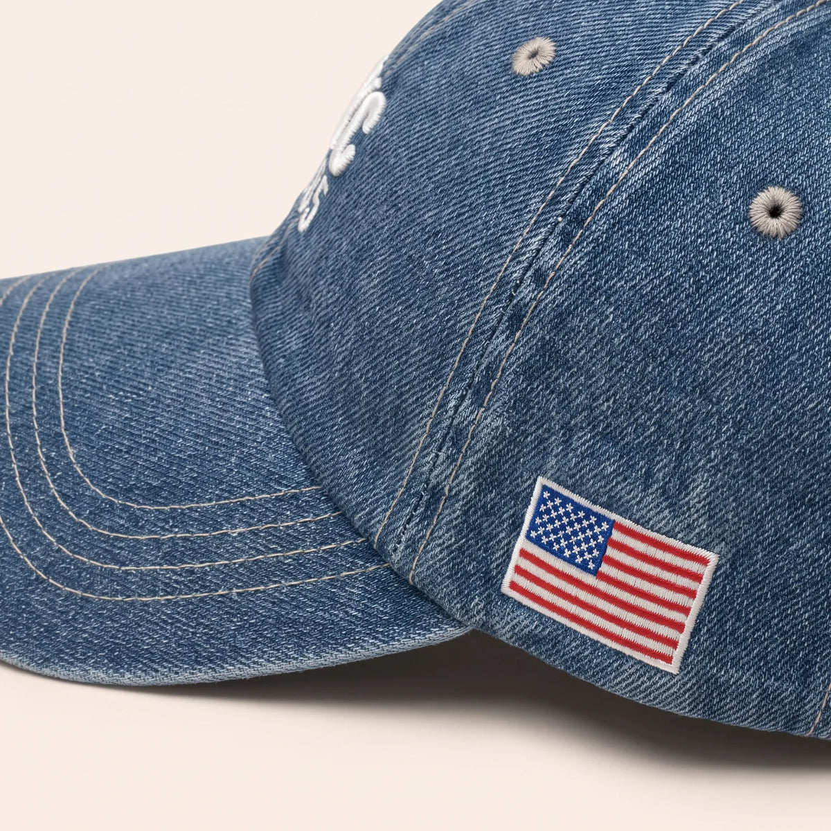 Casquette NYC Drapeau Amérique, vue de détail