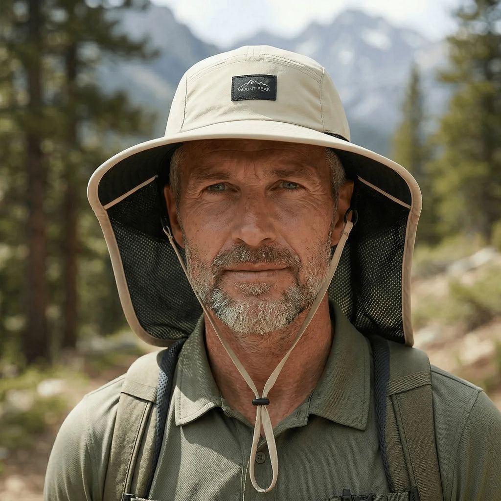 Casquette Pêche, porté
