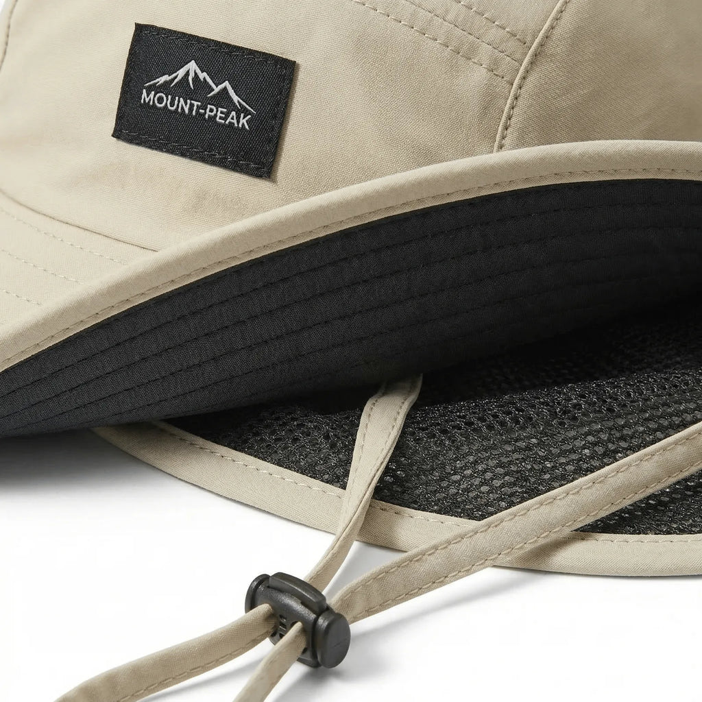 Casquette Pêche, vue de détail