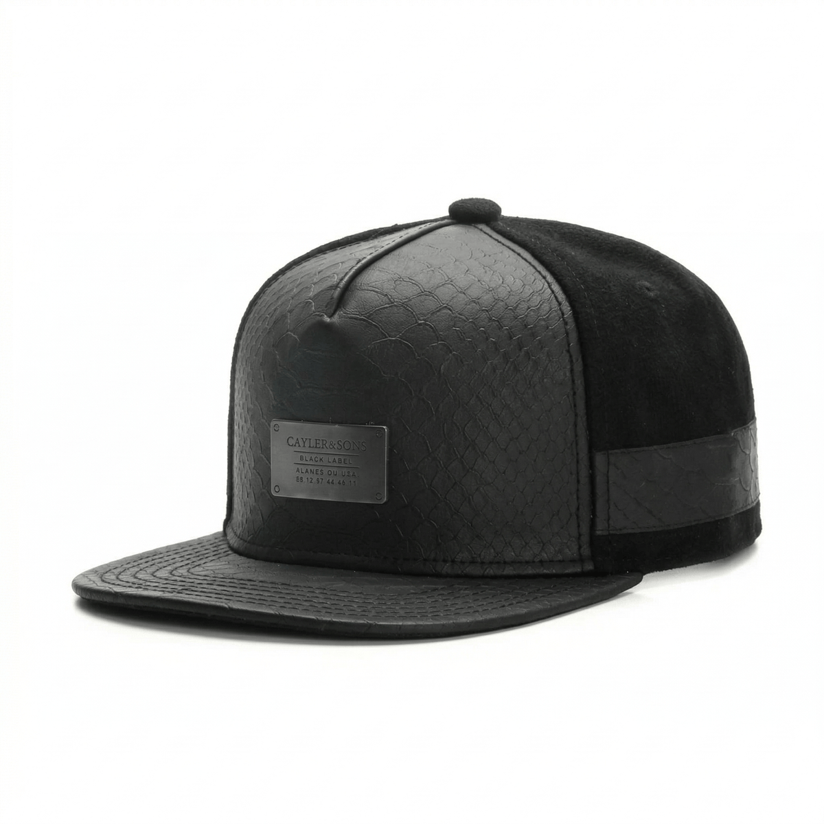 Casquette Plate Cuir Hip-Hop