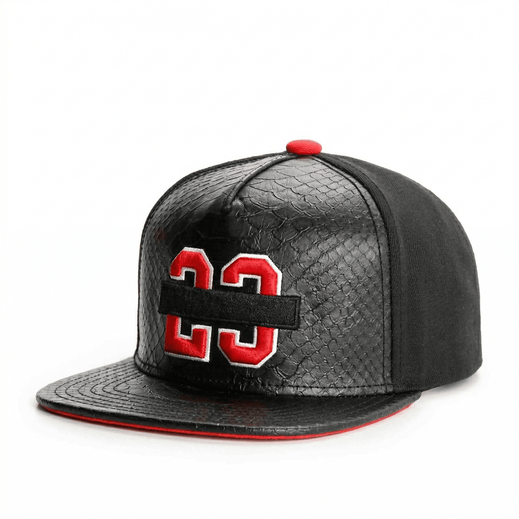Casquette Plate Cuir Hip-Hop