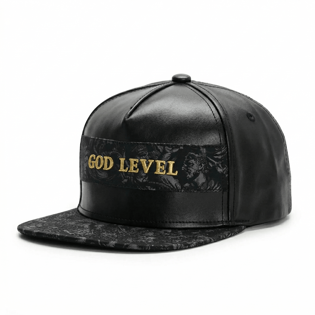 Casquette Plate Cuir Hip-Hop