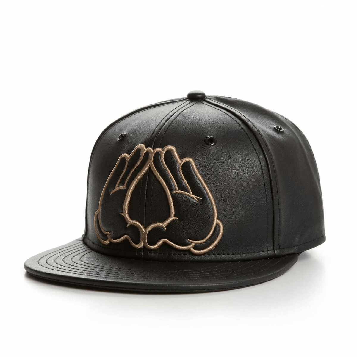 Casquette Plate Cuir Hip-Hop