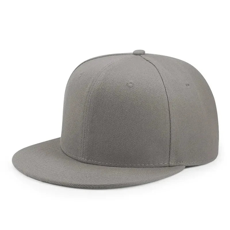Casquette Plate Unie — coloris gris