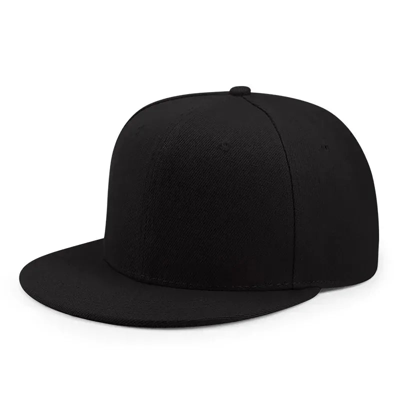 Casquette Plate Unie — coloris noir