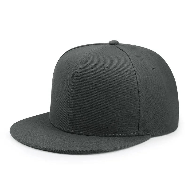 Casquette Plate Unie — coloris gris