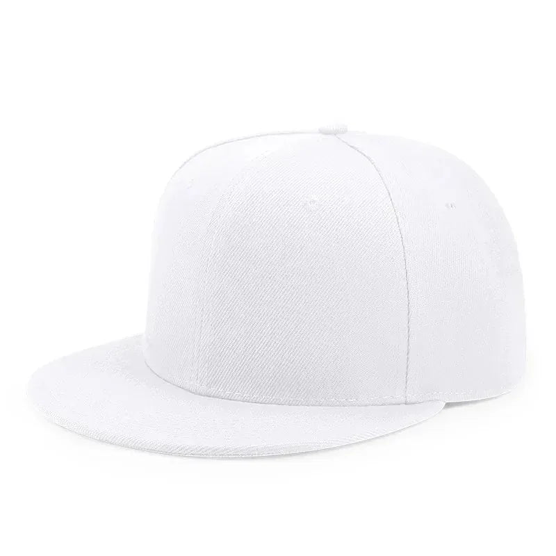 Casquette Plate Unie — coloris blanc