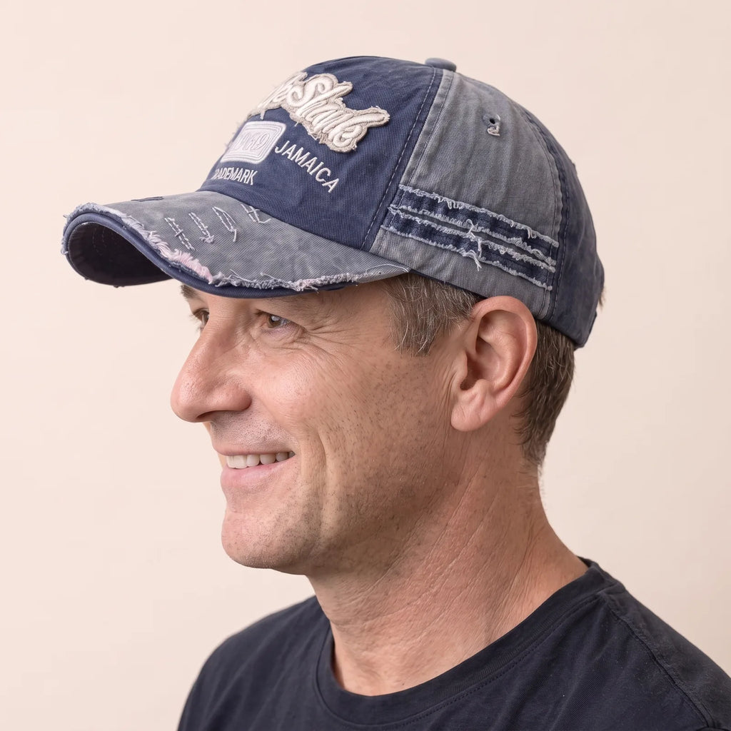 Casquette Rétro en Coton, vue de trois-quarts
