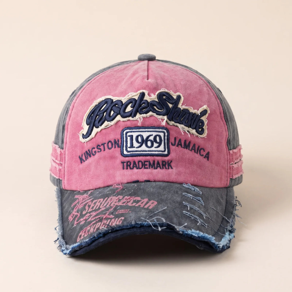 Casquette Rétro en Coton — coloris rose
