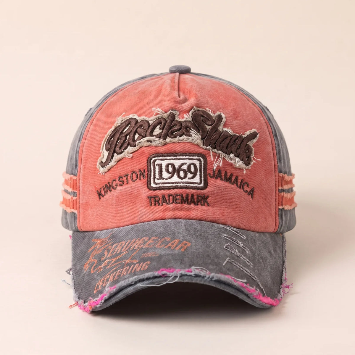 Casquette Rétro en Coton — coloris orange