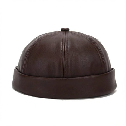 Casquette Sans Visiere Cuir