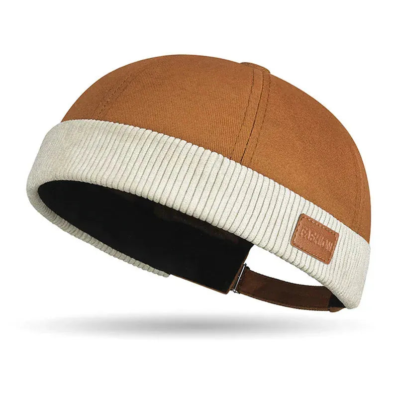 Casquette Sans Visière Vintage — coloris marron
