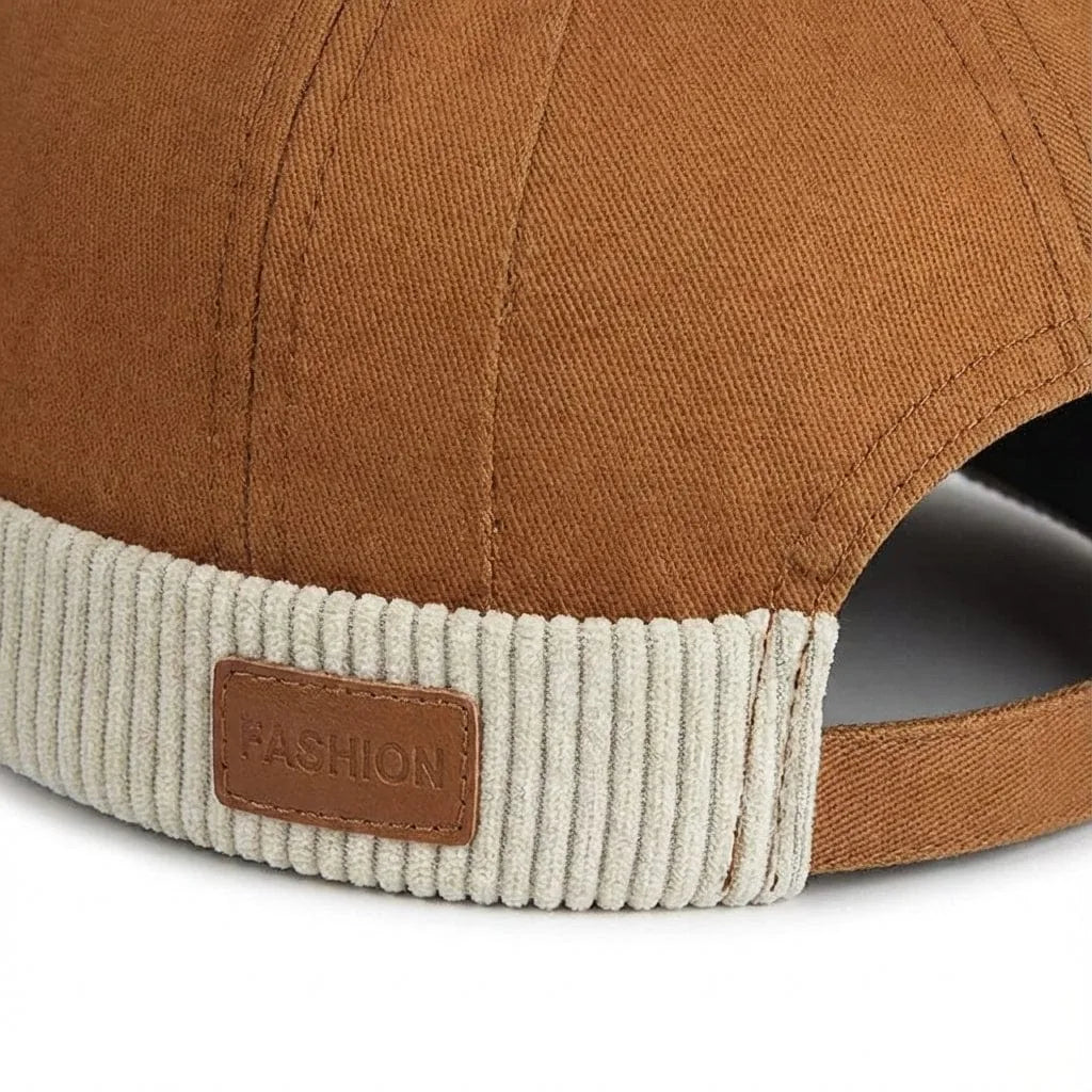 Casquette Sans Visière Vintage, vue de trois-quarts