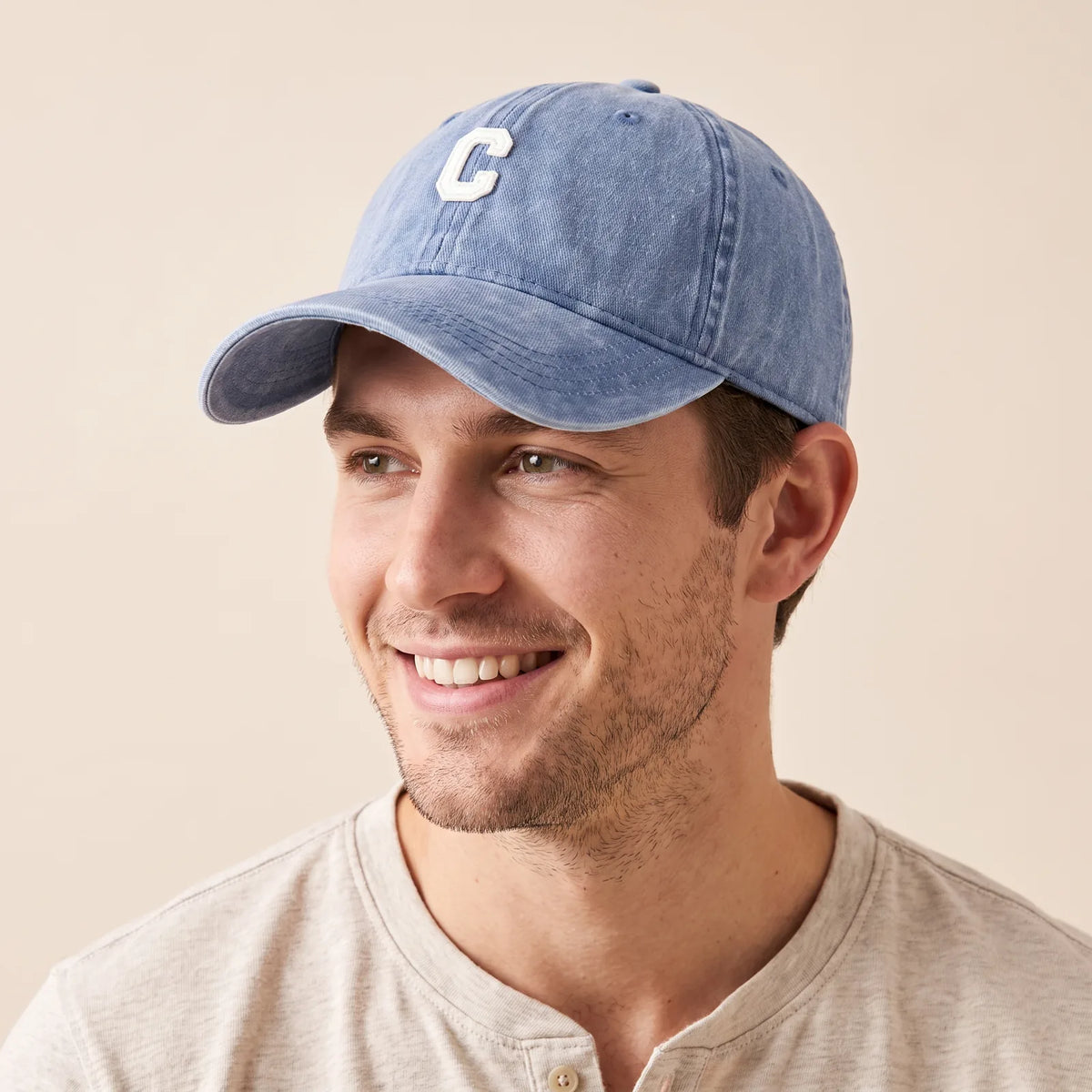 Casquette Souple Denim, porté