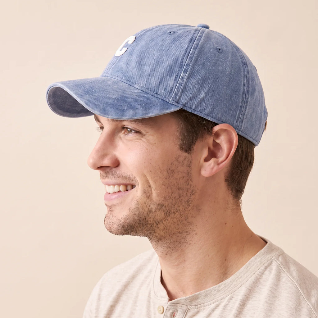 Casquette Souple Denim, vue de trois-quarts