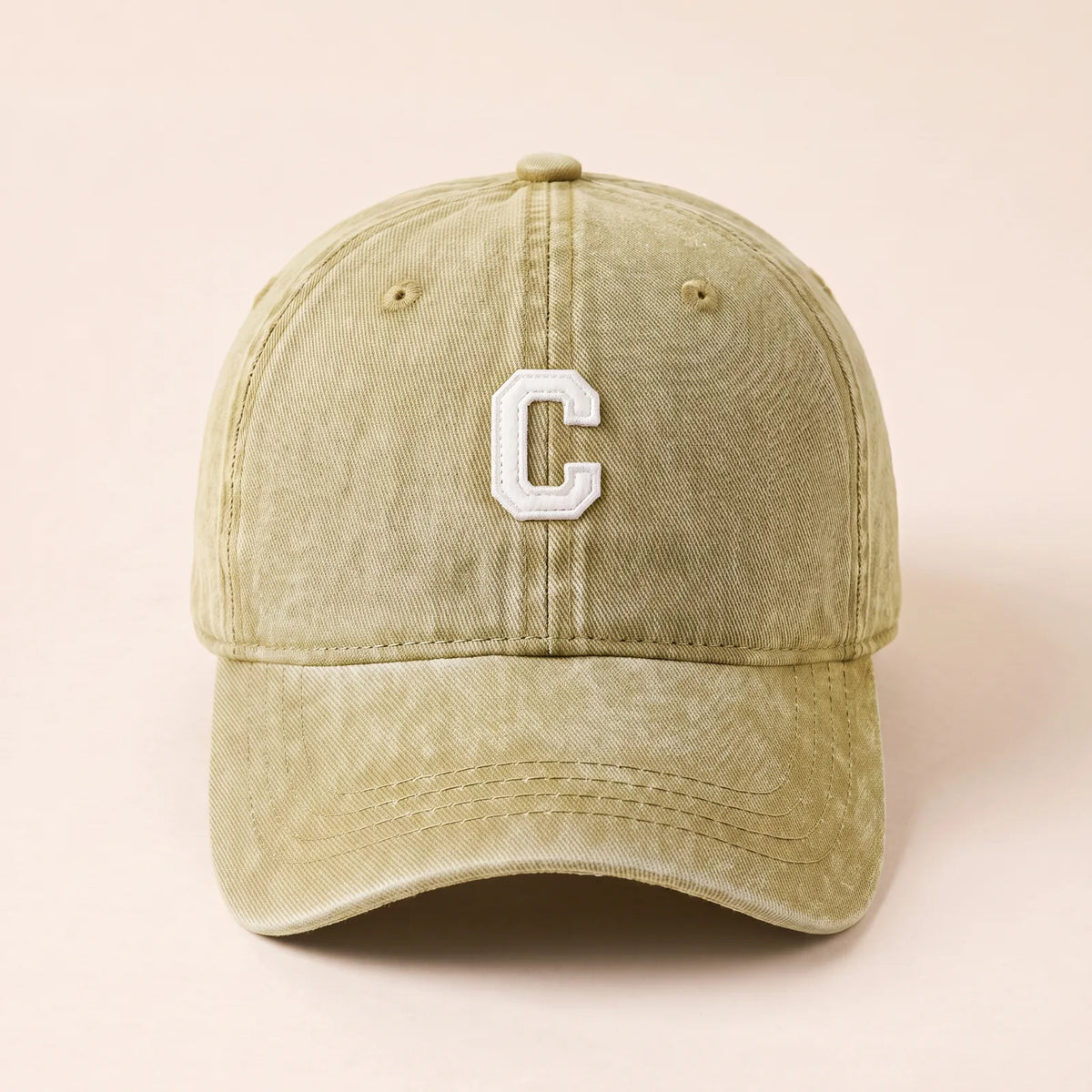 Casquette Souple Denim — coloris jaune