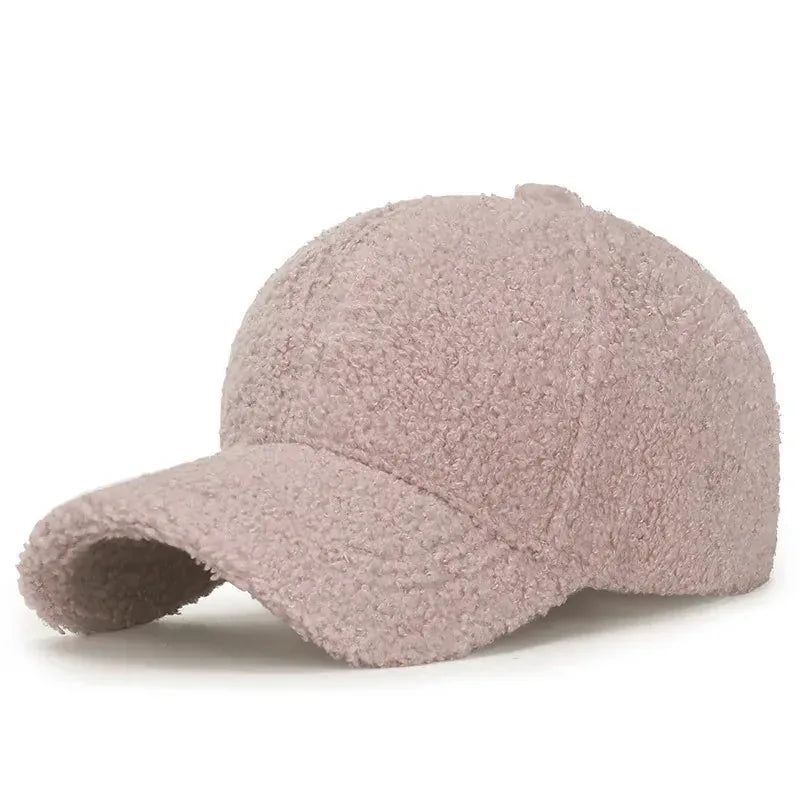 Casquette Velour Hiver — coloris rose