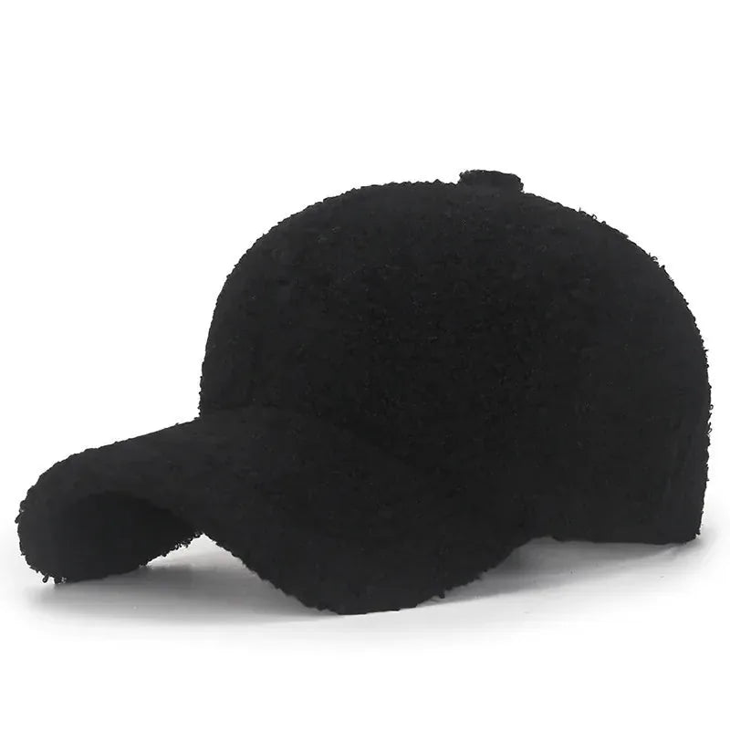 Casquette Velour Hiver — coloris noir