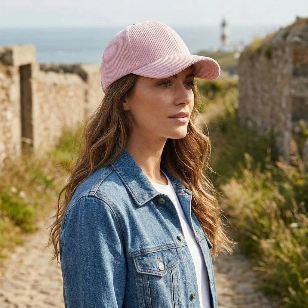 Casquette Velours Classique, porté