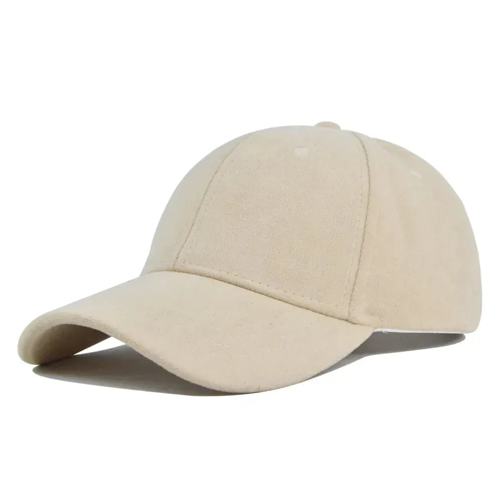 Casquette Velours Rétro — coloris beige