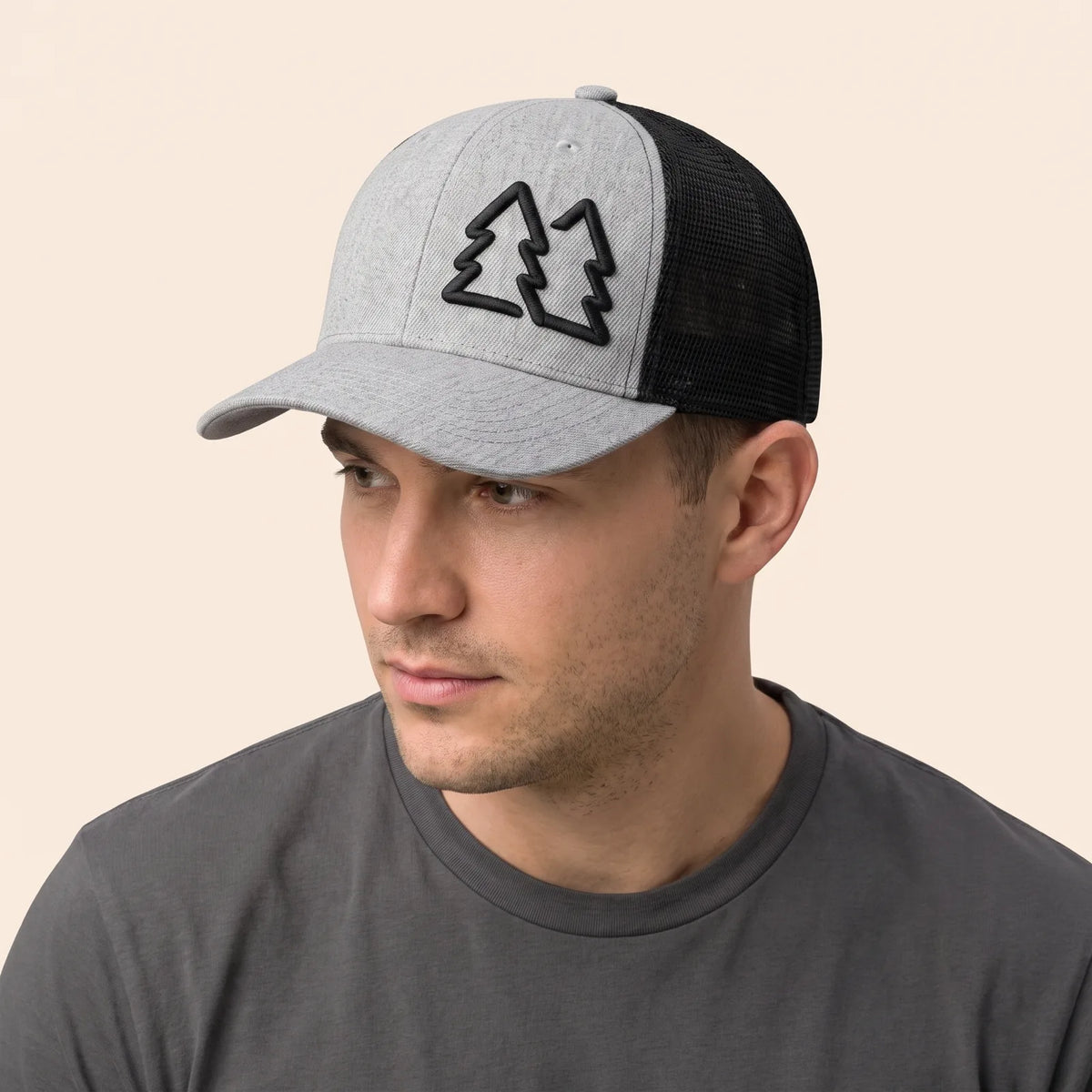Casquette Vintage Brodée, porté