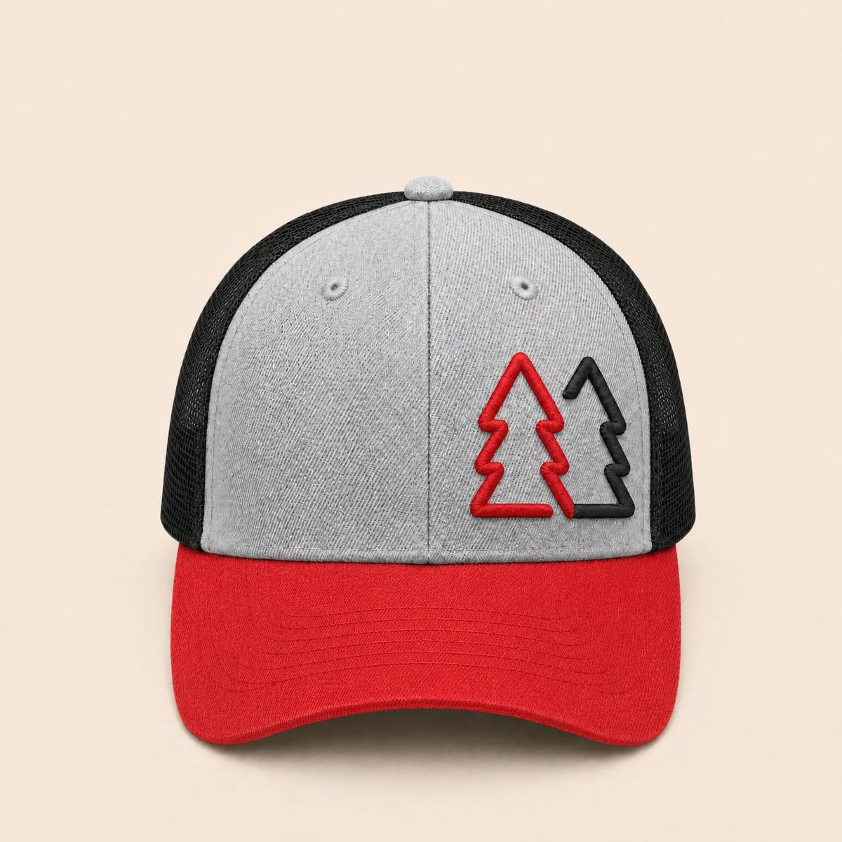 Casquette Vintage Brodée — coloris rouge