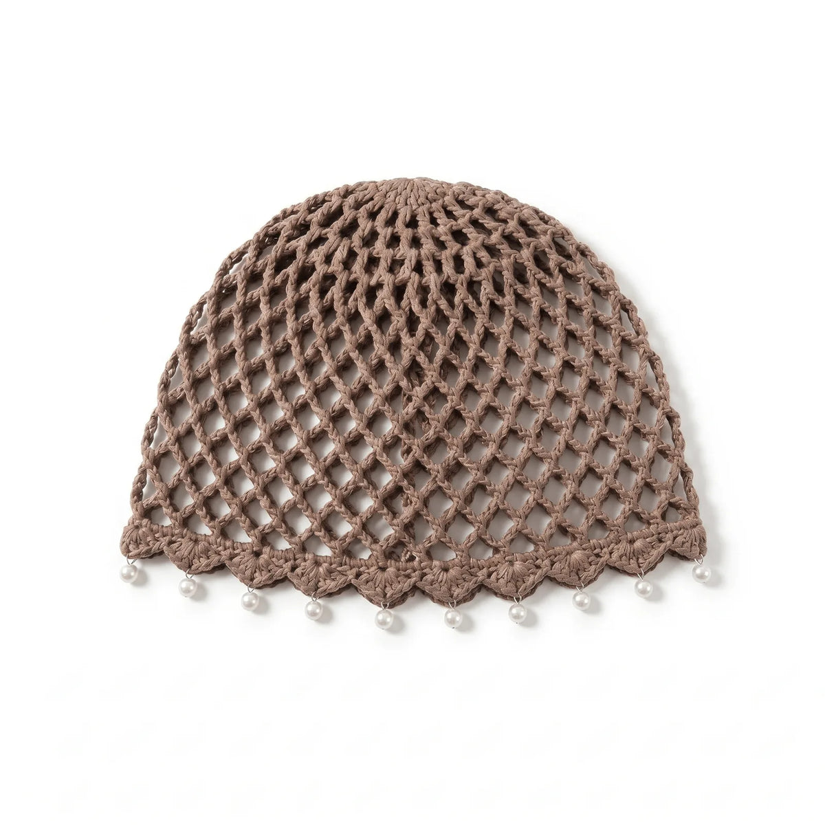 Chapeau à Crochet — coloris marron