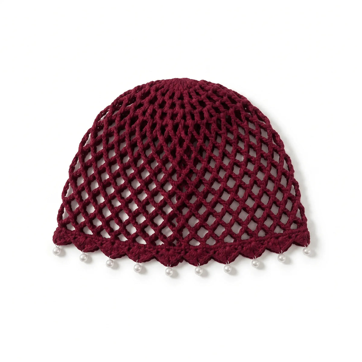 Chapeau à Crochet — coloris bordeaux