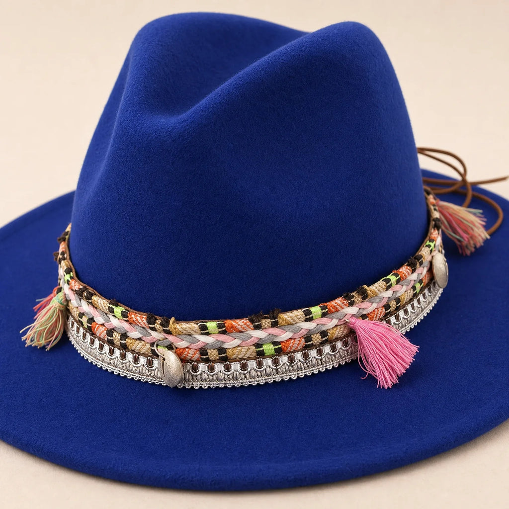 Chapeau avec Ruban Tressé, vue de détail