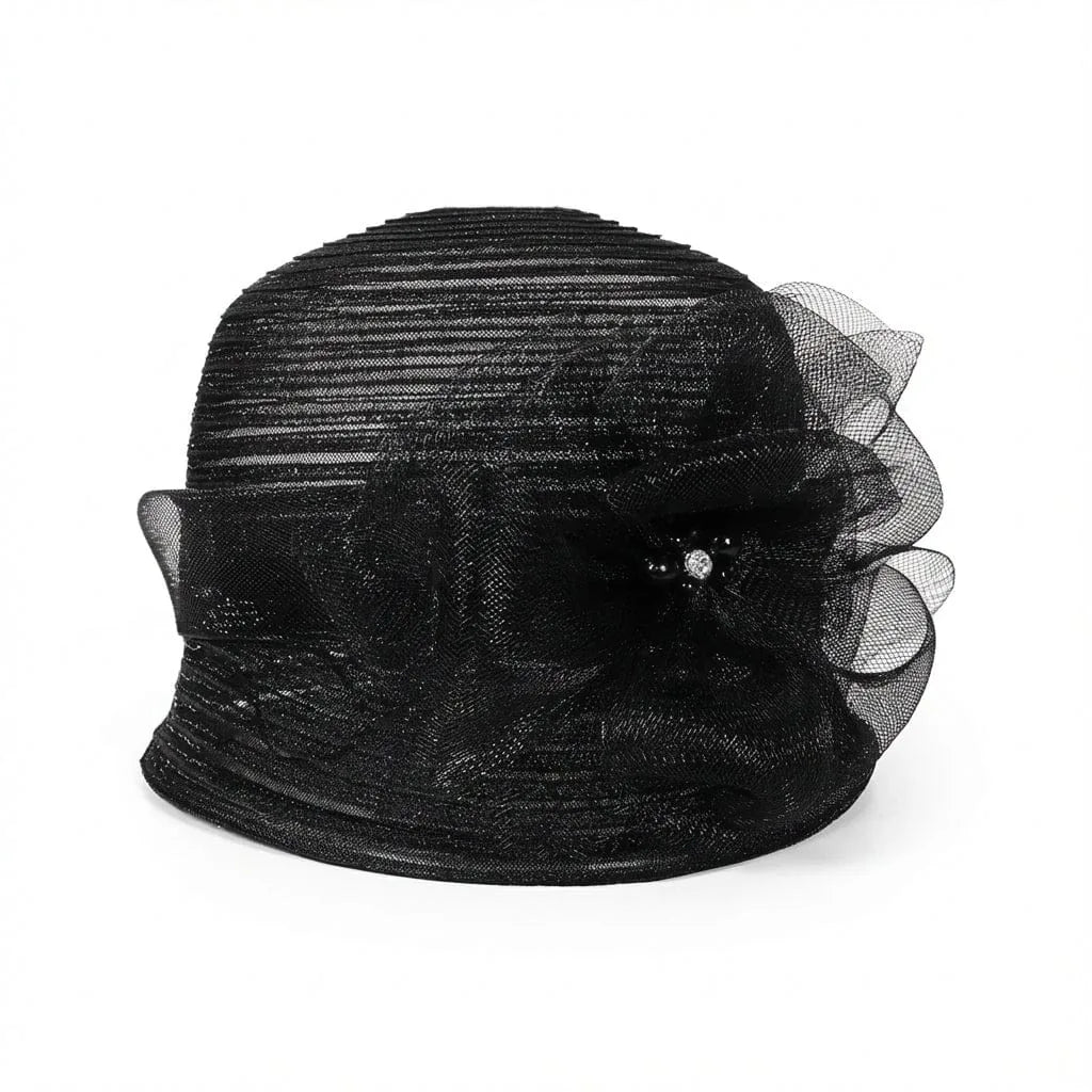 Chapeau Bibi Années 40 — coloris noir