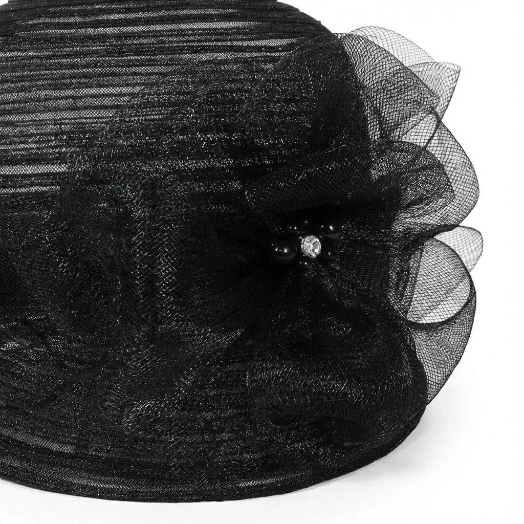 Chapeau Bibi Années 40, vue de trois-quarts